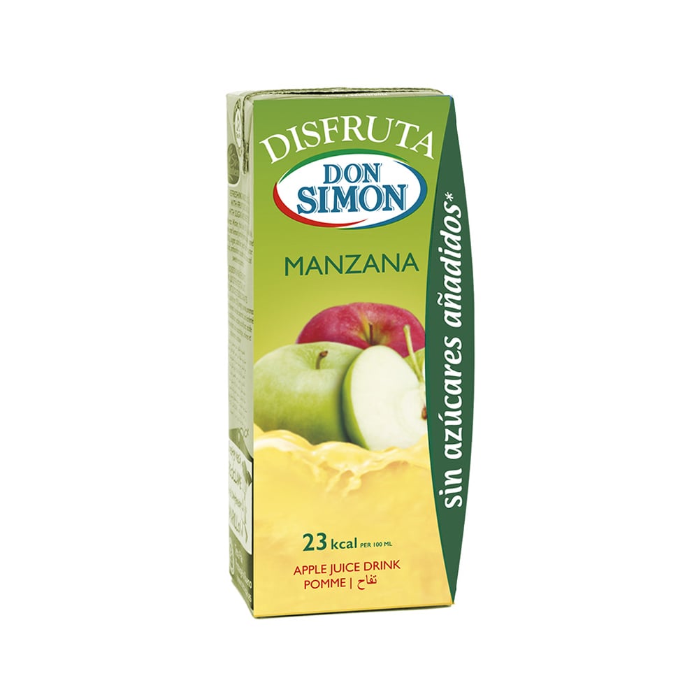 Zumo - jugo - de manzana Disfruta Don Simon (200 ml) - Imagen 1