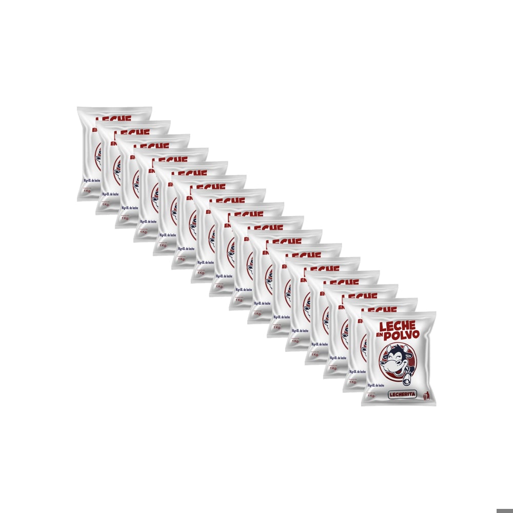 Leche en polvo Lecherita (12 x 1 kg / 2.2 lb) - Imagen 1
