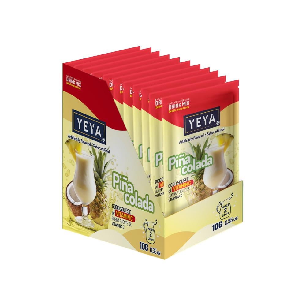 Refresco instantáneo sabor piña colada YEYA (26 x 10 g / 0.35 oz) - Imagen 1