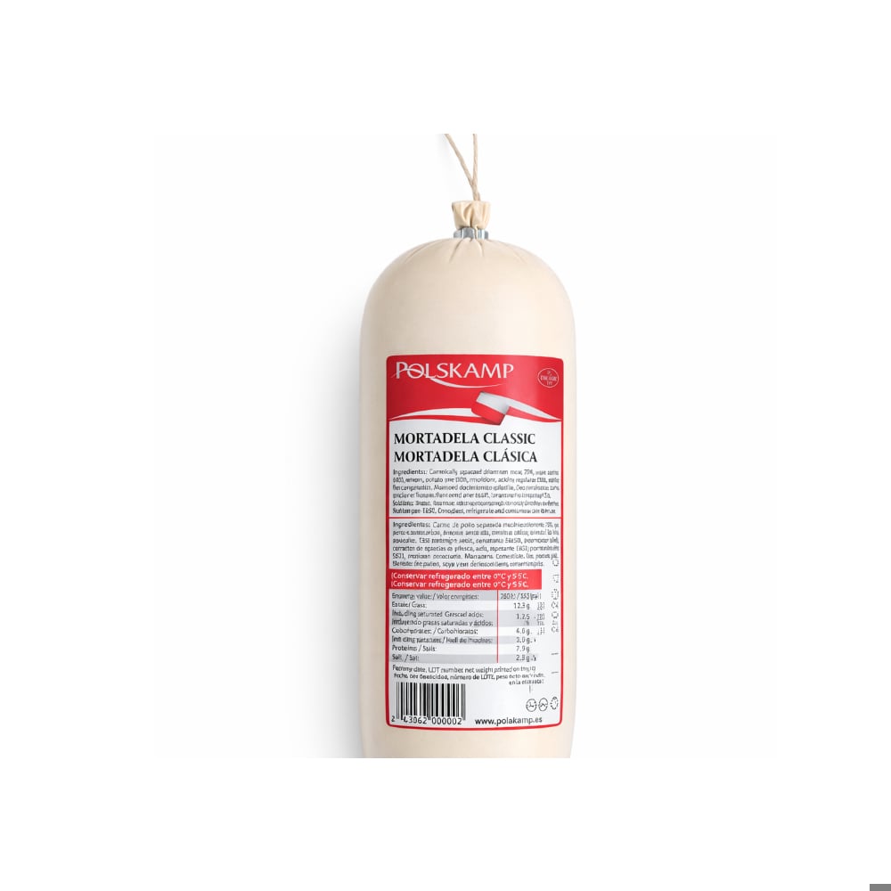 Mortadela clásica Polskamp (400 g / 14.11 oz) - Imagen 1