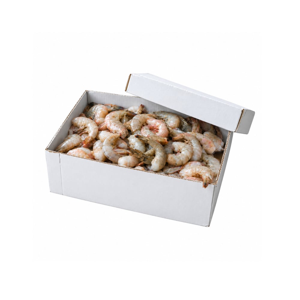 Caja de camarones entero sin cabeza Pescaito (2 kg / 4.4 lb) - Imagen 1