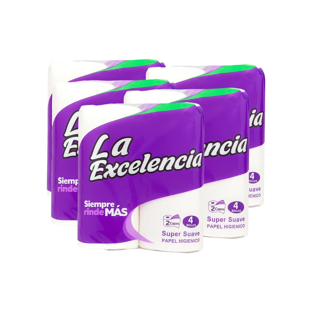 Papel sanitario La Excelencia (5 x 4 U) - Imagen 1