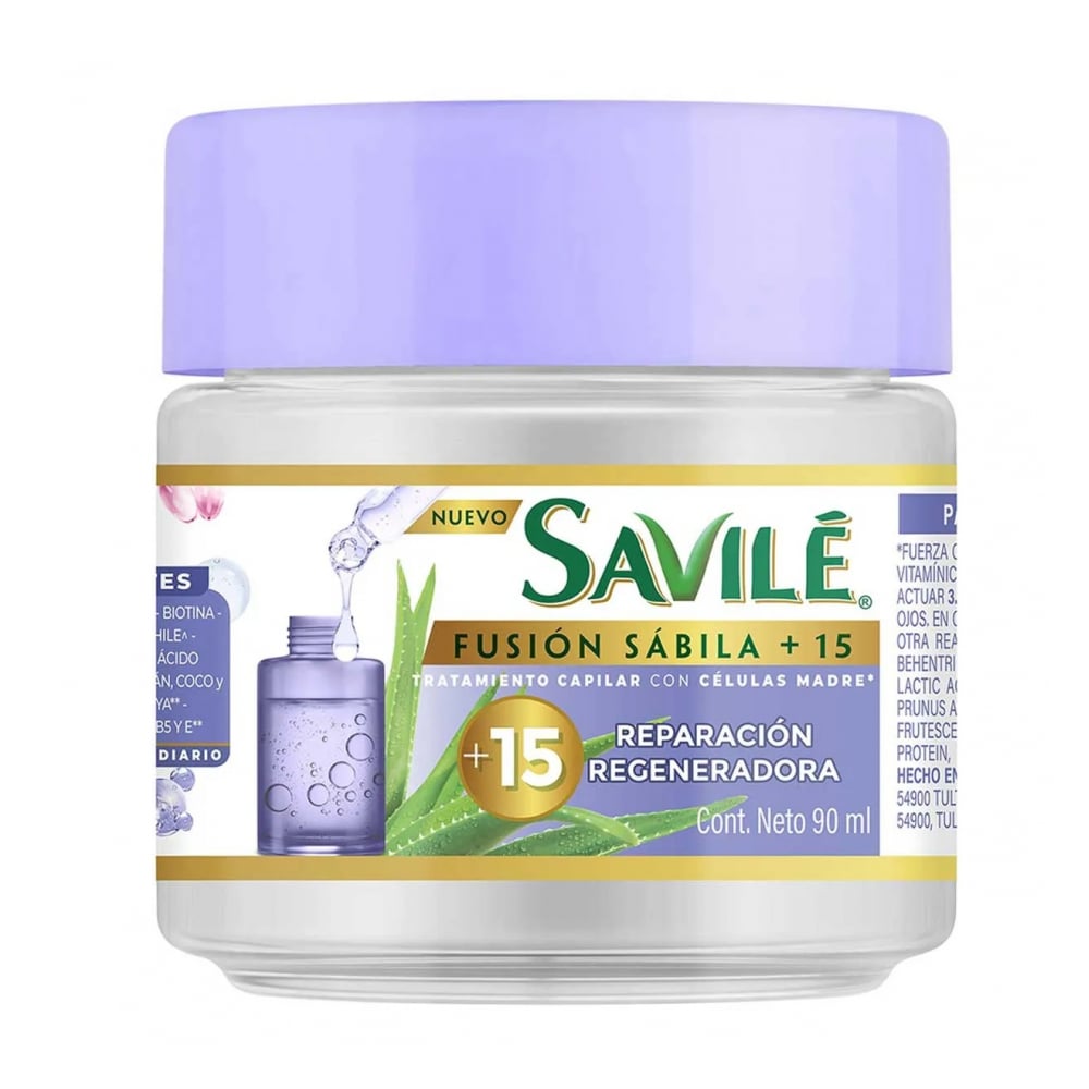 Tratamiento capilar con células madre fusión sábila +15 Savilé (90 ml) - Imagen 1