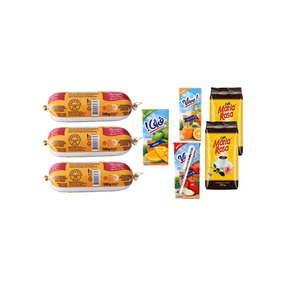 Combo mixto (mortadella, nectar y café) - Imagen 1
