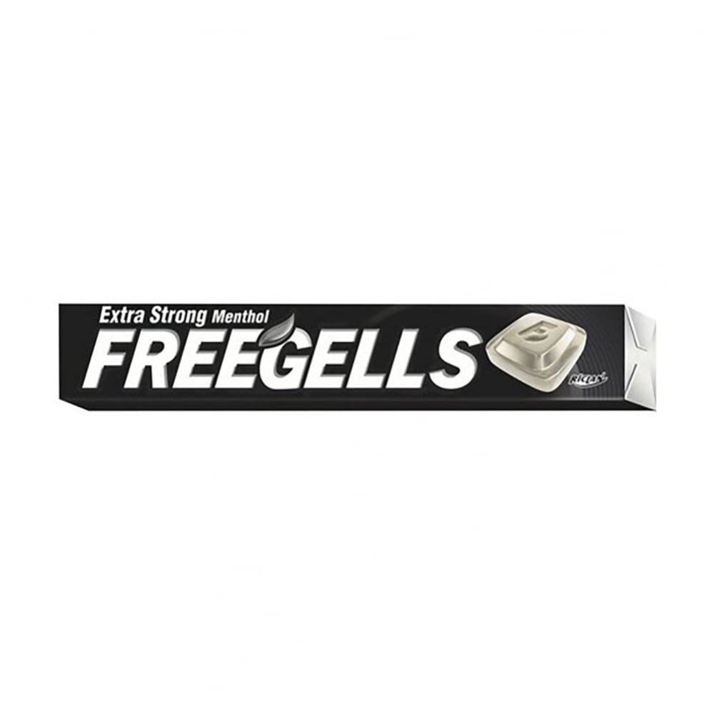 Caramelos duros sabor a mentol y eucalipto extra fuerte Freegells (27.9 g) - Imagen 1