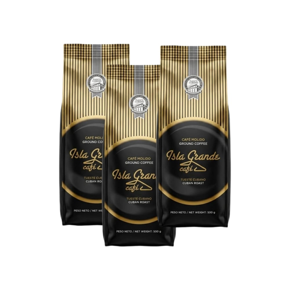 Café molido Isla Grande (3 x 500 g / 1.1 lb) - Imagen 1