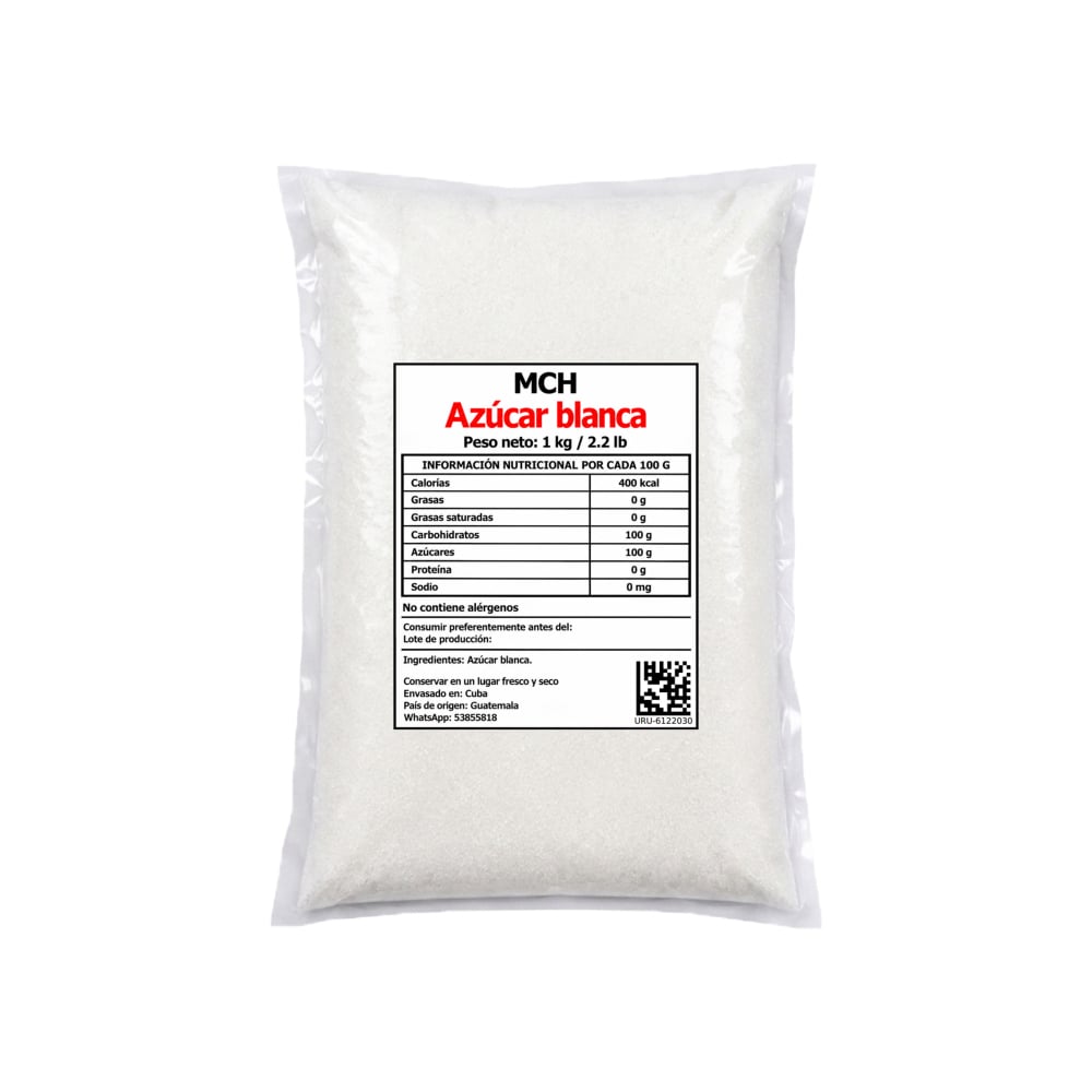 Azúcar blanca MCH (1 kg / 2.2 lb) - Imagen 1