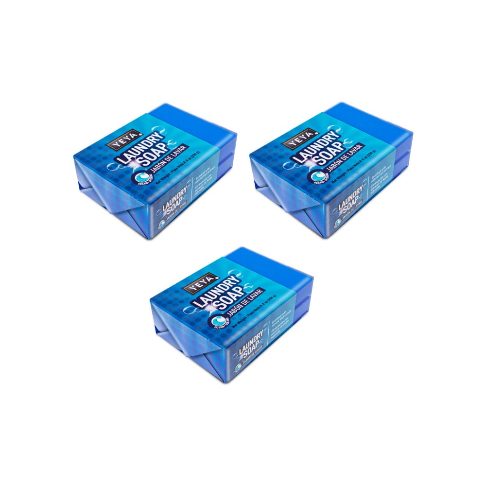 Jabón de lavar con aroma a océano YEYA (3 x 250 g / 8.8 oz) - Imagen 1