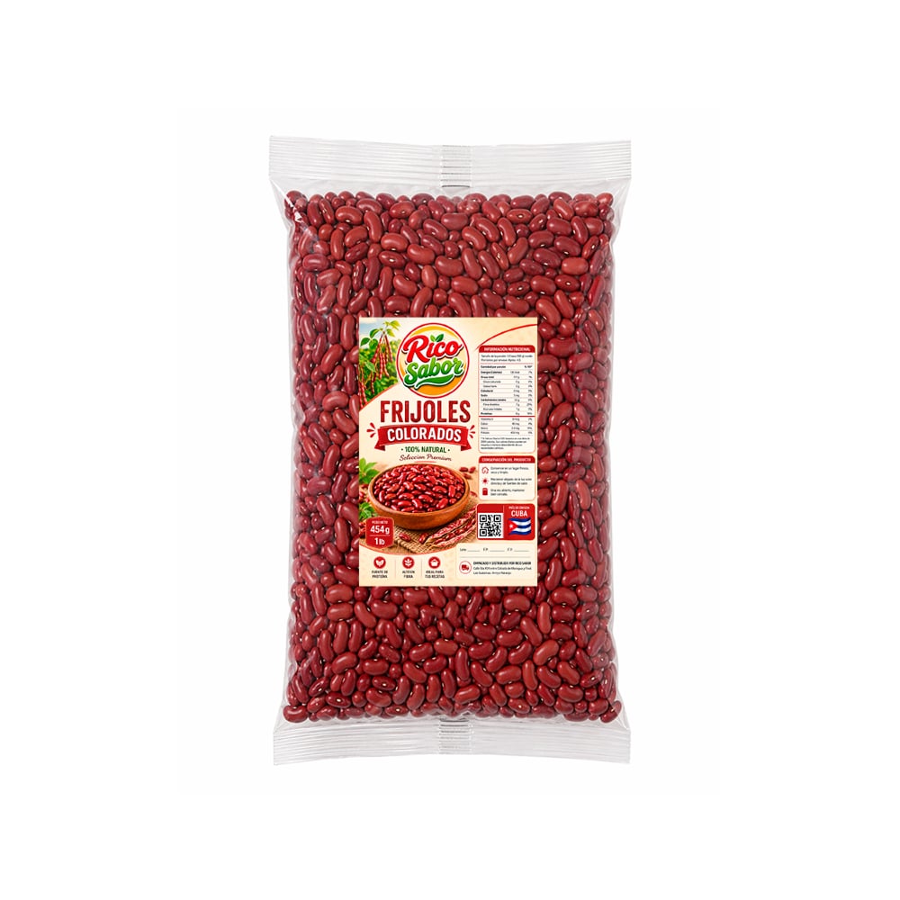 Frijoles colorados Rico Sabor (454 g / 1 lb) - Imagen 1