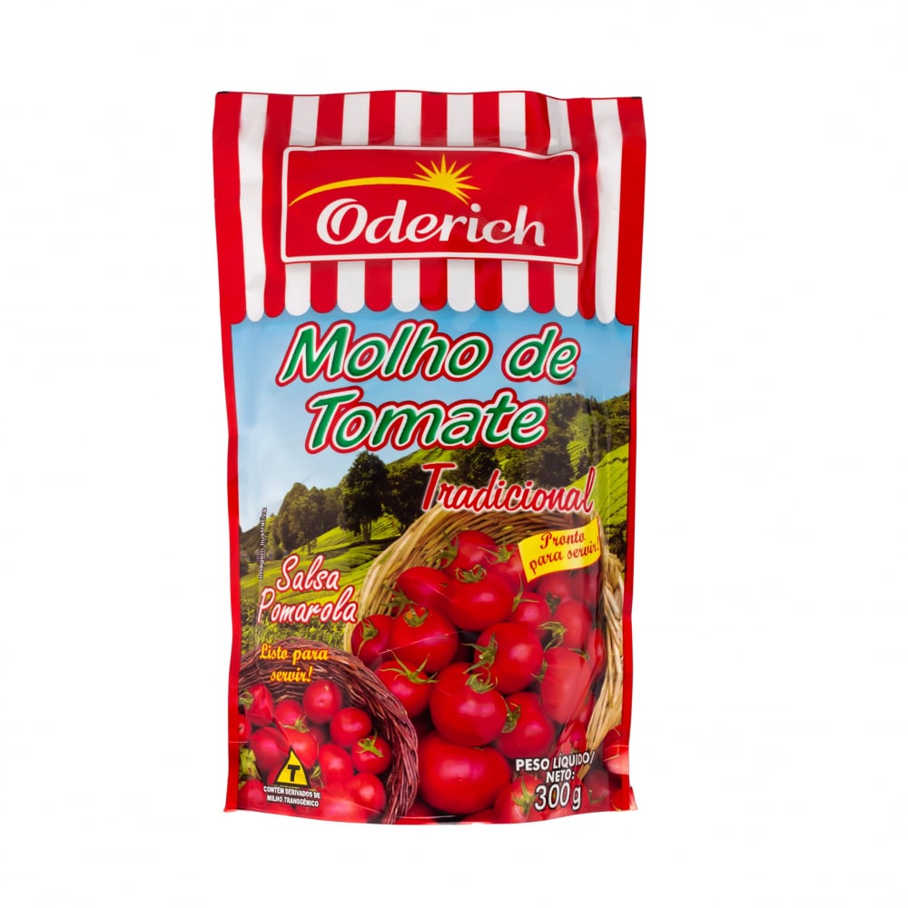 Salsa de tomate tradicional Oderich (300 g / 10.6 oz) - Imagen 1