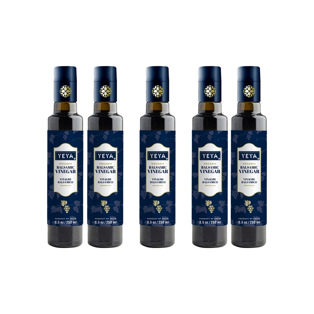 Vinagre balsámico orgánico YEYA (5 x 250 ml) - Imagen 1