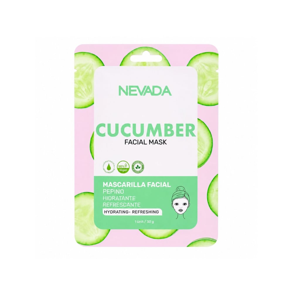 Mascarilla facial hidratante refrescante de pepino Nevada (30 g / 1.05 oz) - Imagen 1