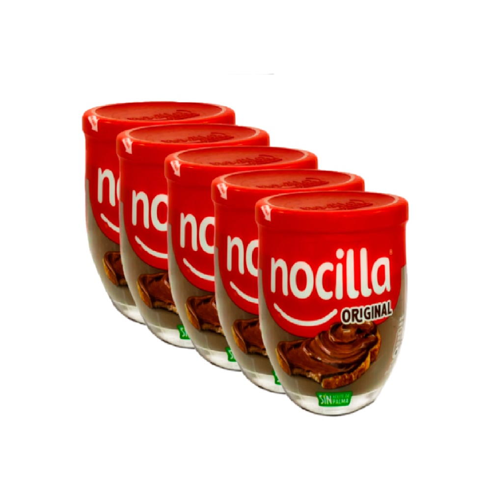 Crema de cacao con avellanas Nocilla (5 x 180 g / 6.34 oz) - Imagen 1