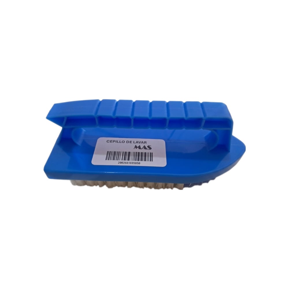 Cepillo de lavar con mango ergonómico azul MAS - Imagen 1