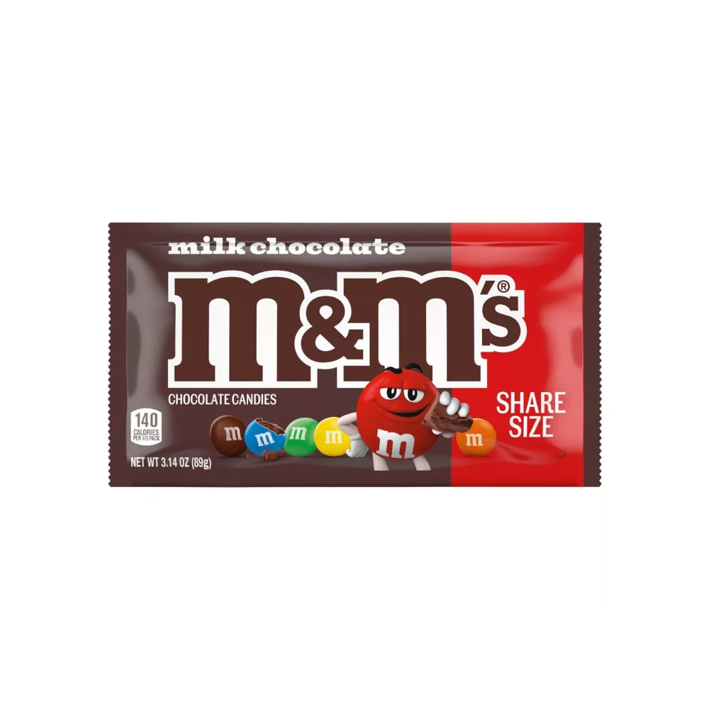 Chocolate con leche M&M's (89 g / 3.14 oz) - Imagen 1