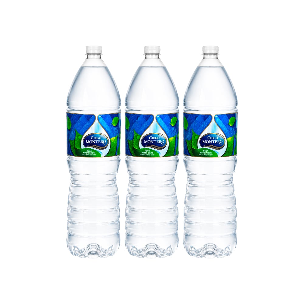Agua mineral natural Ciego Montero (3 x 1.5 L) - Imagen 1