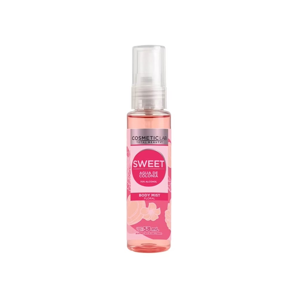 Agua de colonia body mist floral Sweet Cosmetic Lab (58 ml) - Imagen 1