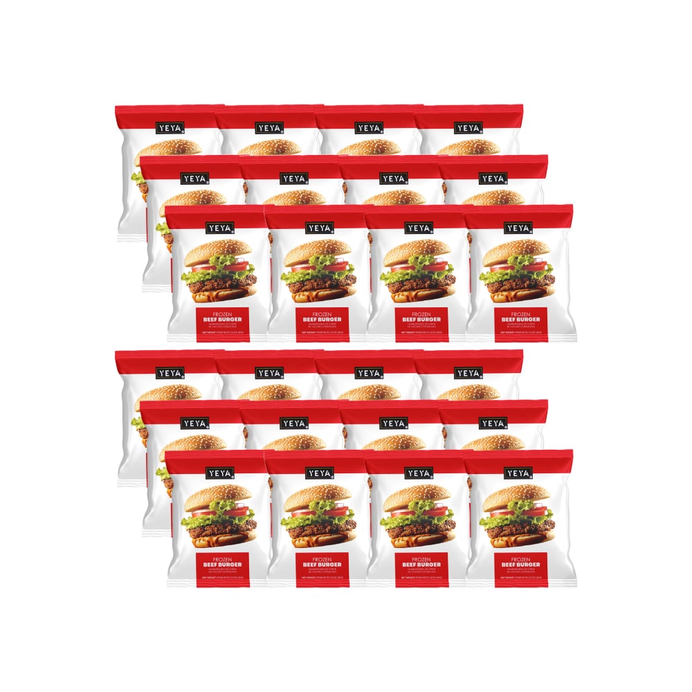Hamburguesa de carne de res YEYA (24 x 80 g / 2.8 oz) - Imagen 1