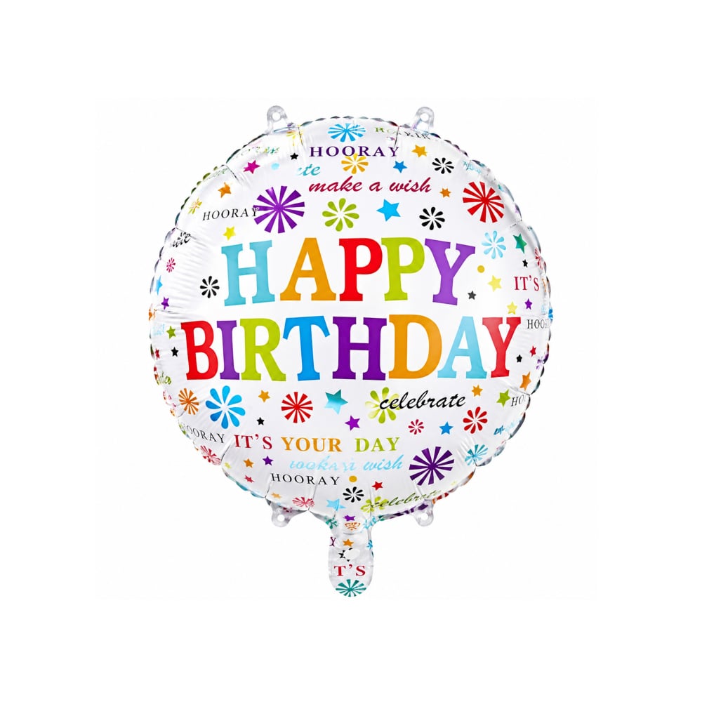 Globo Happy Birthday 18" Balloon - Imagen 1