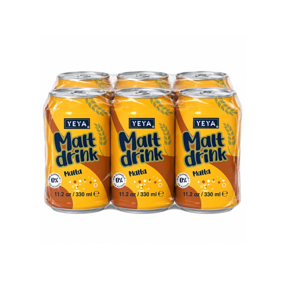 Malta YEYA (6 x 330 ml / 11.2 fl oz) - Imagen 1