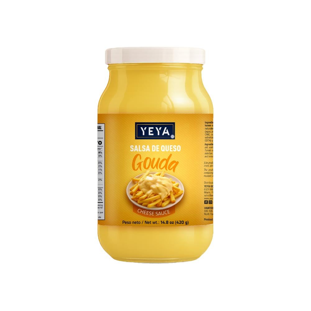 Salsa de queso Gouda YEYA (460 g / 16.2 oz) - Imagen 1