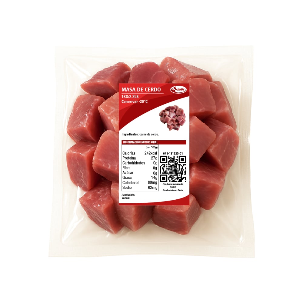 Masas de cerdo Jimm (1 kg / 2.2 lb) - Imagen 1
