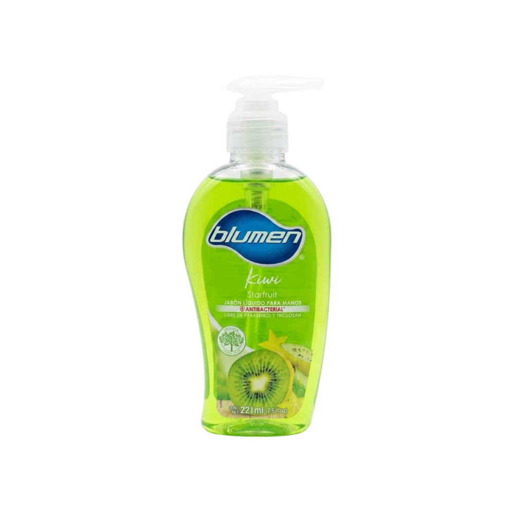 Jabón líquido para manos con extracto de kiwi Blumen (221 ml) - Imagen 1