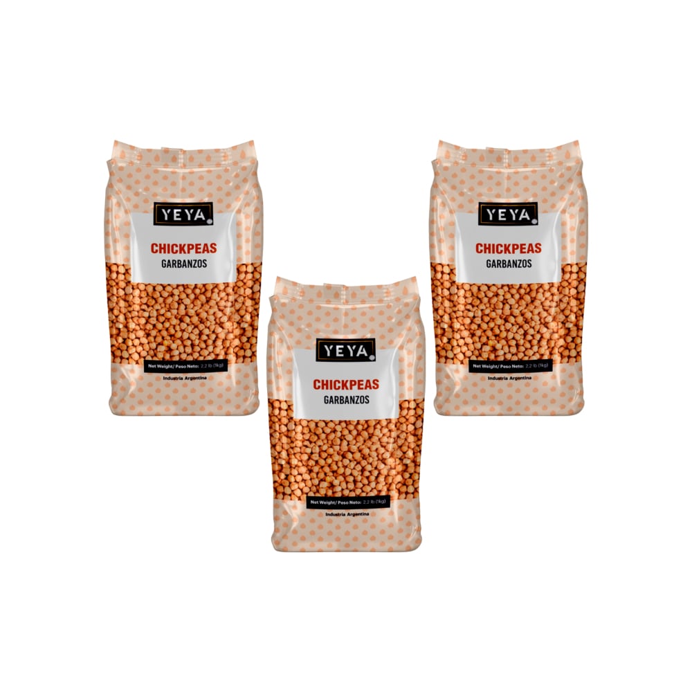 Garbanzos YEYA (3 x 1 kg / 2.2 lb) - Imagen 1