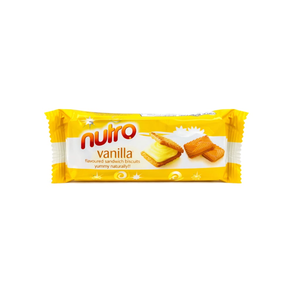 Galletas sándwich con crema de vainilla Nutro (30 g / 1.05 oz) - Imagen 1