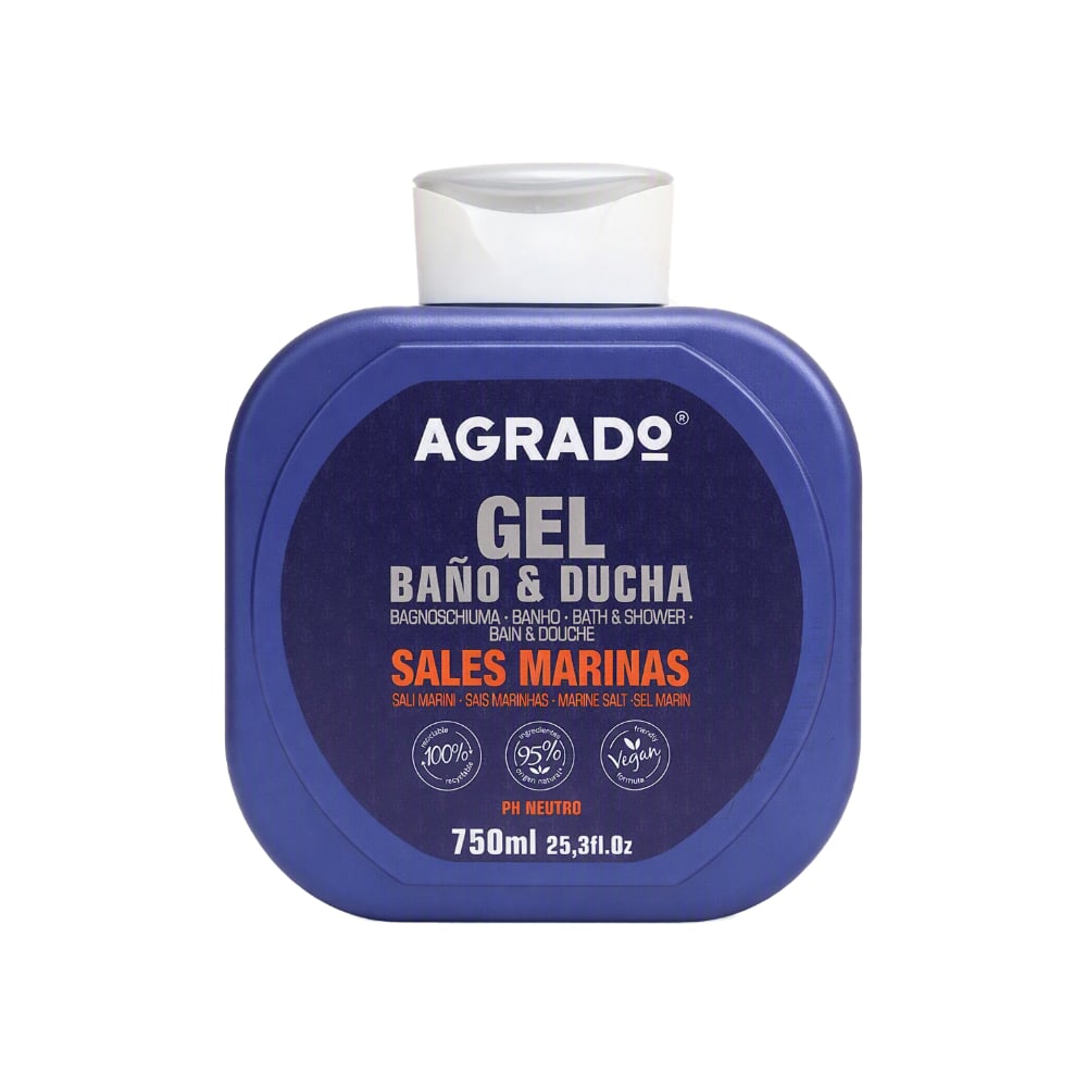 Gel de baño y ducha Sales Marinas Agrado (750 ml) - Imagen 1