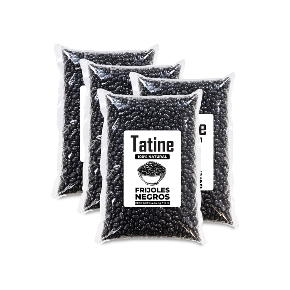 Frijoles negros Tatine (4 x 4.54 kg / 10 lb) - Imagen 1