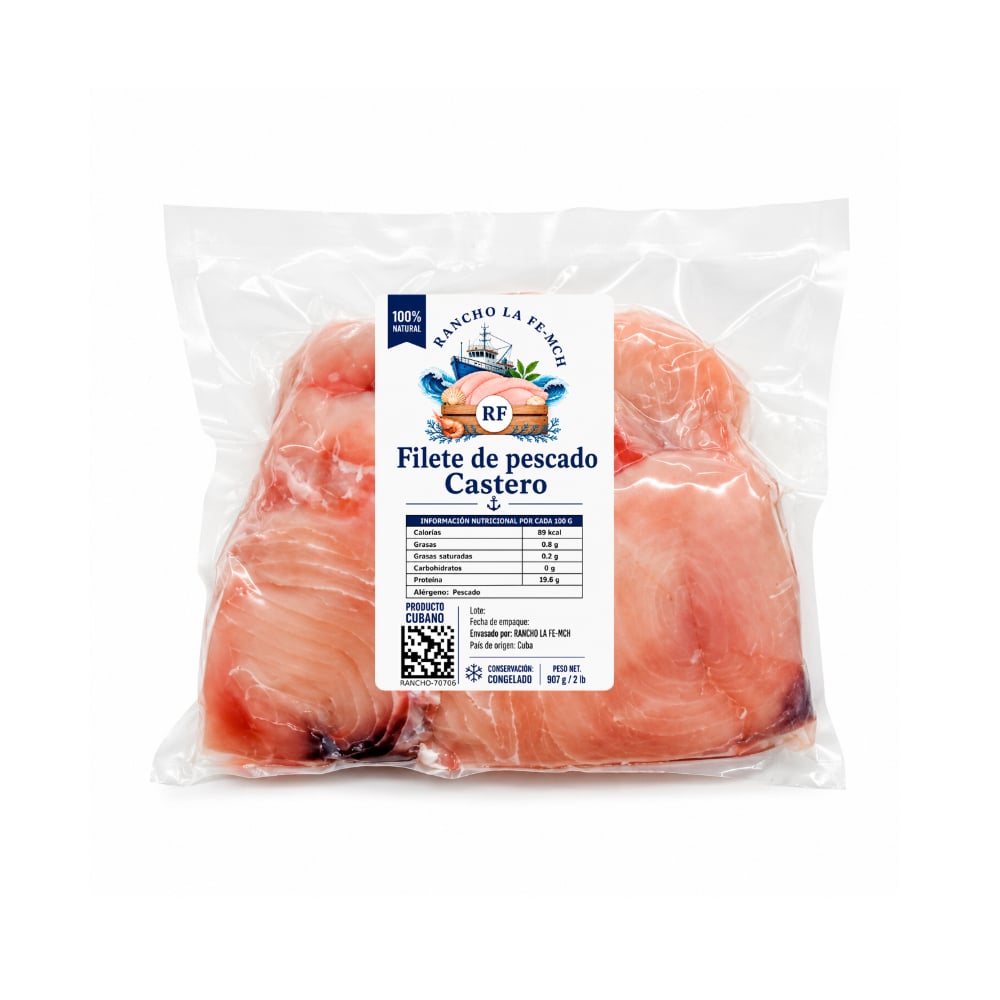 Filete de pescado castero Rancho la Fe-MCH (907 g / 2 lb) - Imagen 1