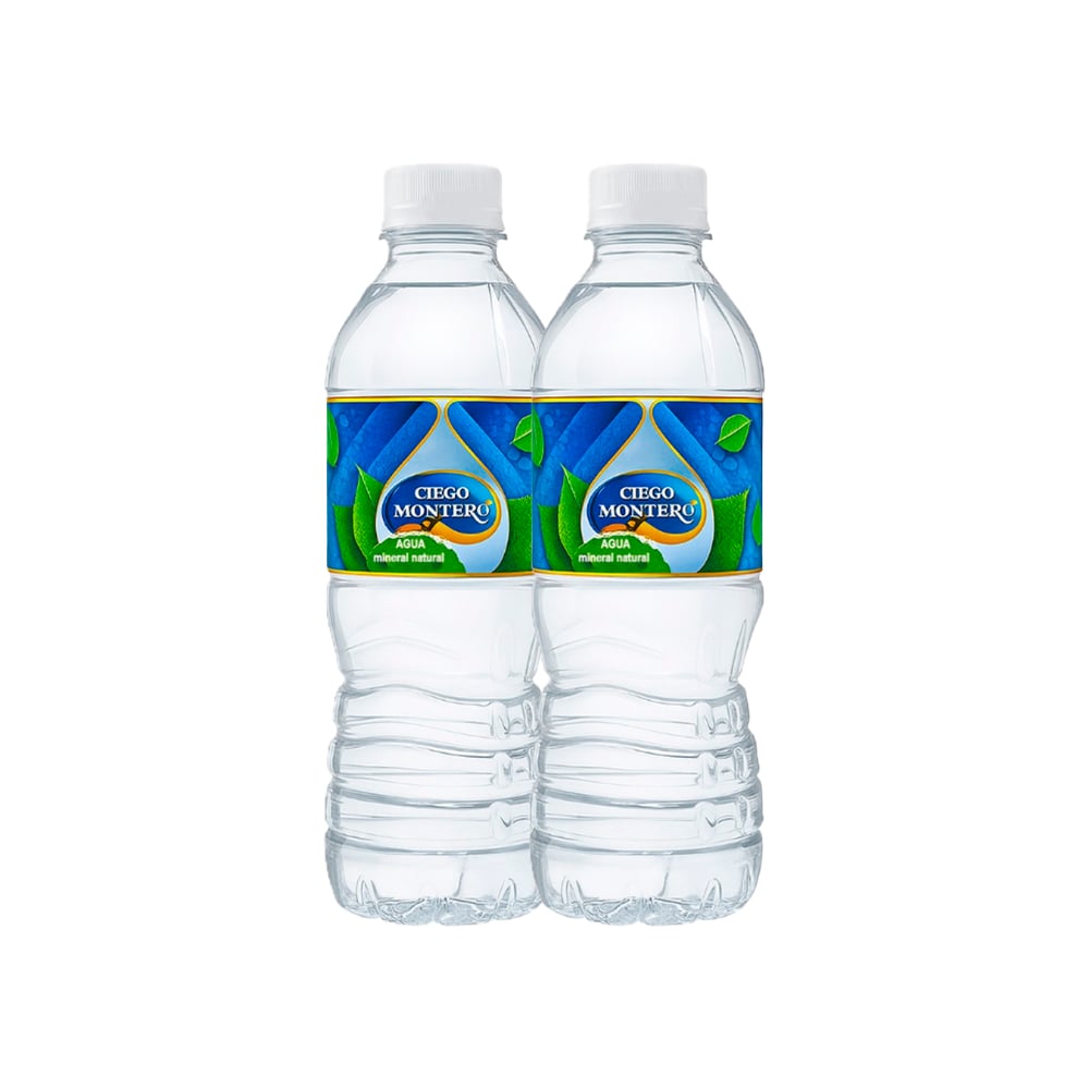 Agua mineral natural Ciego Montero (2 x 500 ml) - Imagen 1