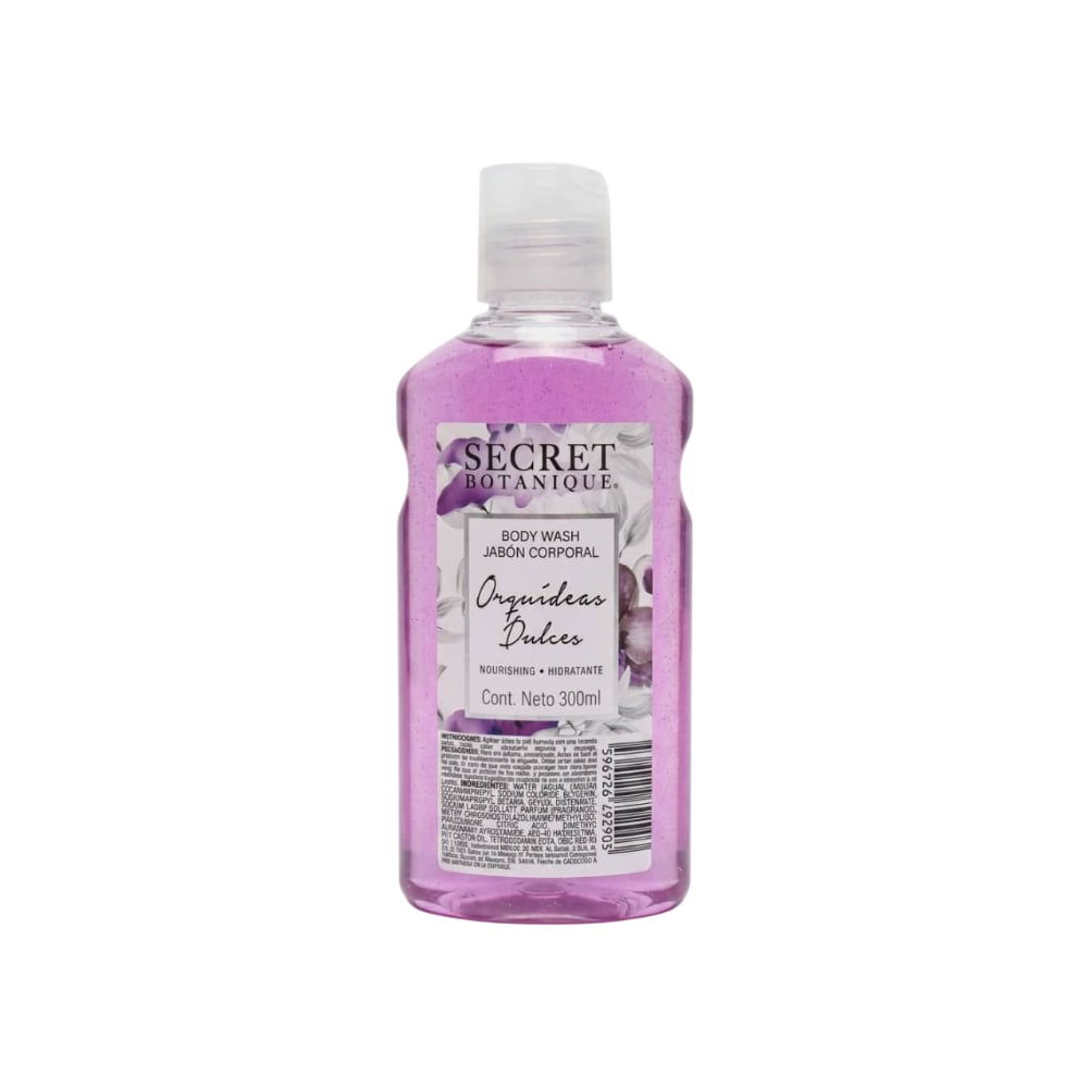 Jabón corporal con extracto de orquídeas dulces Secret Botanique (300 ml) - Imagen 1