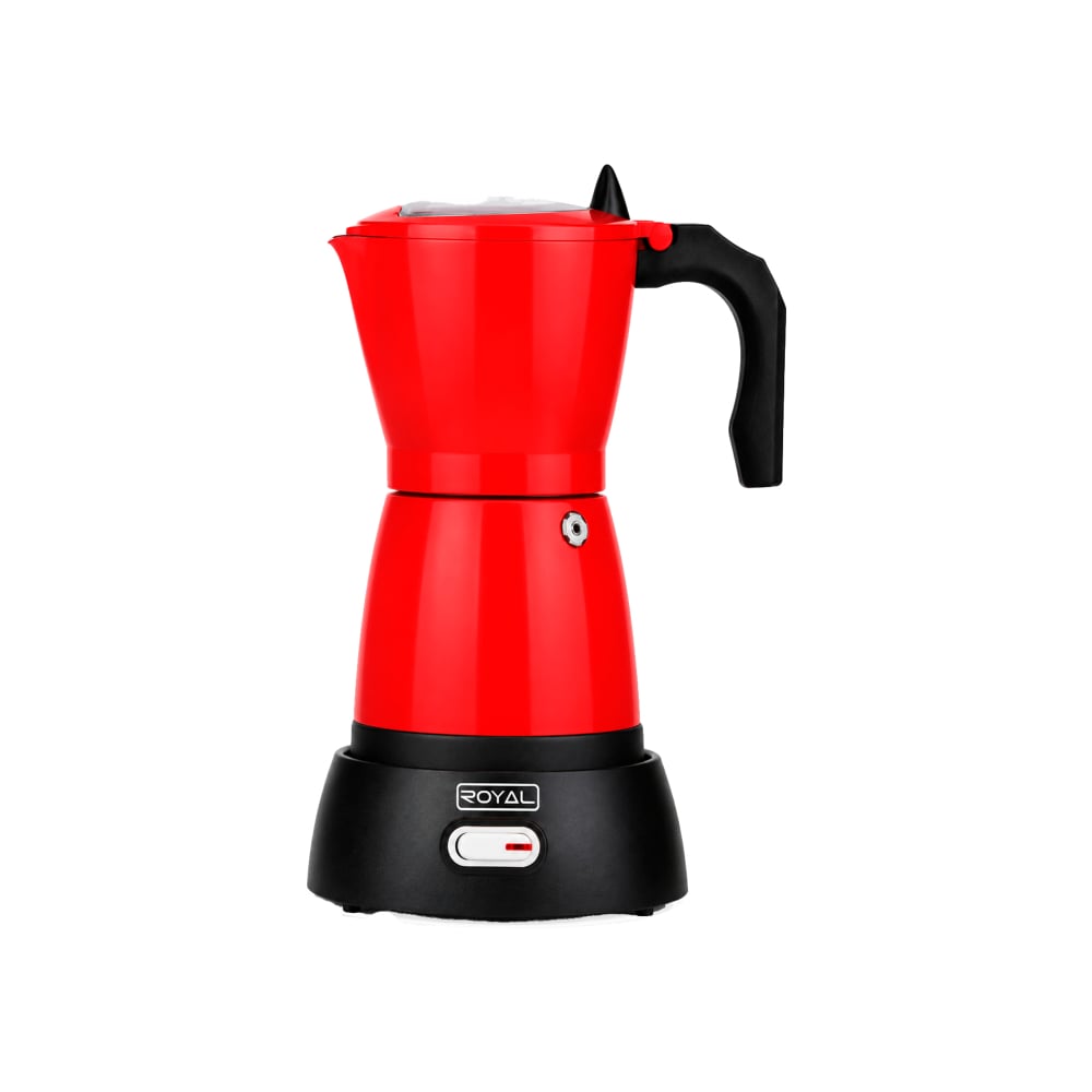 Cafetera eléctrica de 6 tazas color rojo Royal RCE1709 - Imagen 1