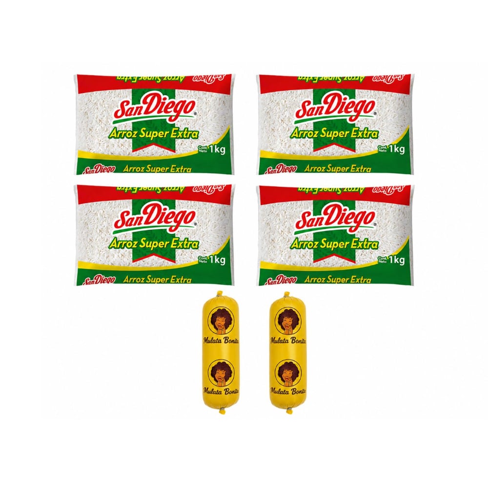 Arroz super extra San Diego + Picadillo condimentado de pollo - Imagen 1