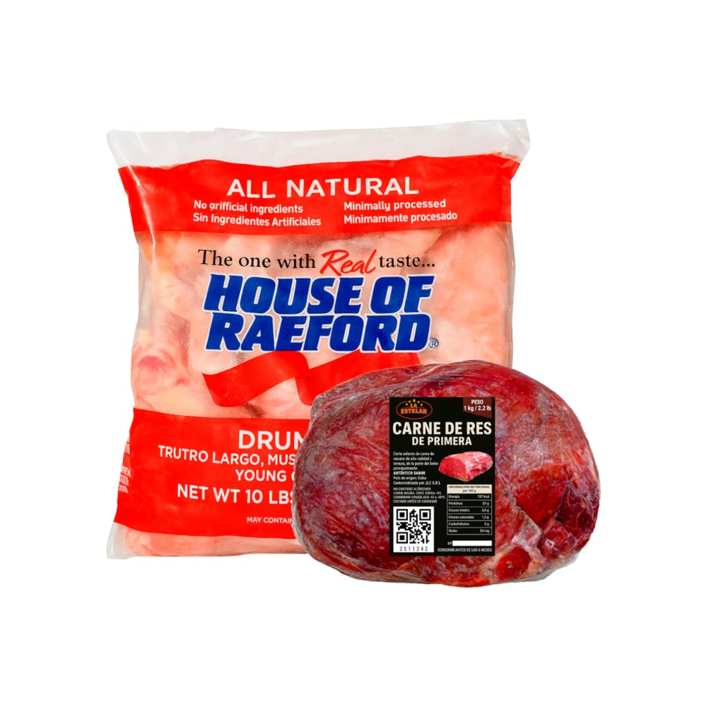 Carne de res de primera La Estelar + Muslos de pollo House of Raeford - Imagen 1