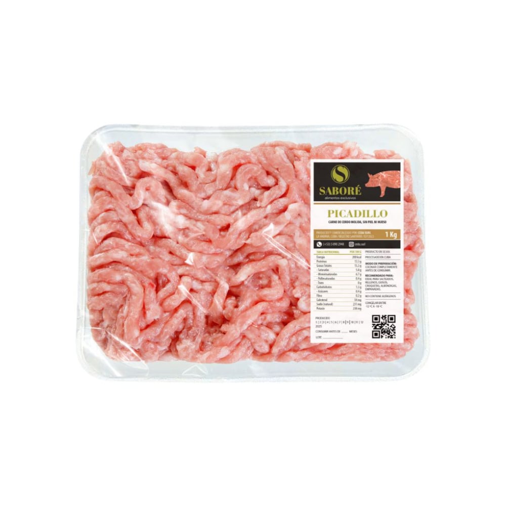 Picadillo de cerdo Saboré (1 kg / 2.2 lb) - Imagen 1