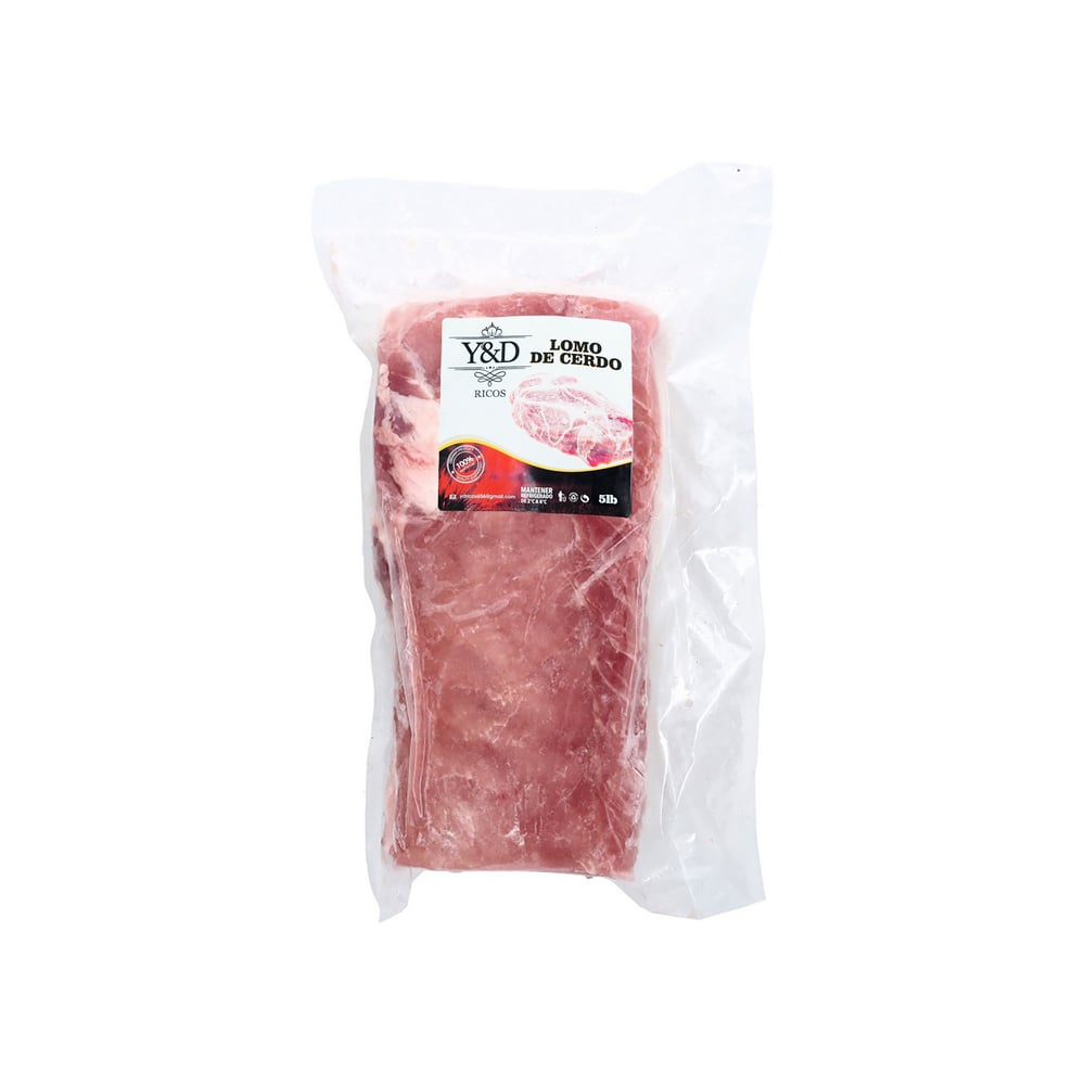 Lomo de cerdo sin piel y sin hueso Y&D Ricos (2.27 kg / 5.0 lb) - Imagen 1