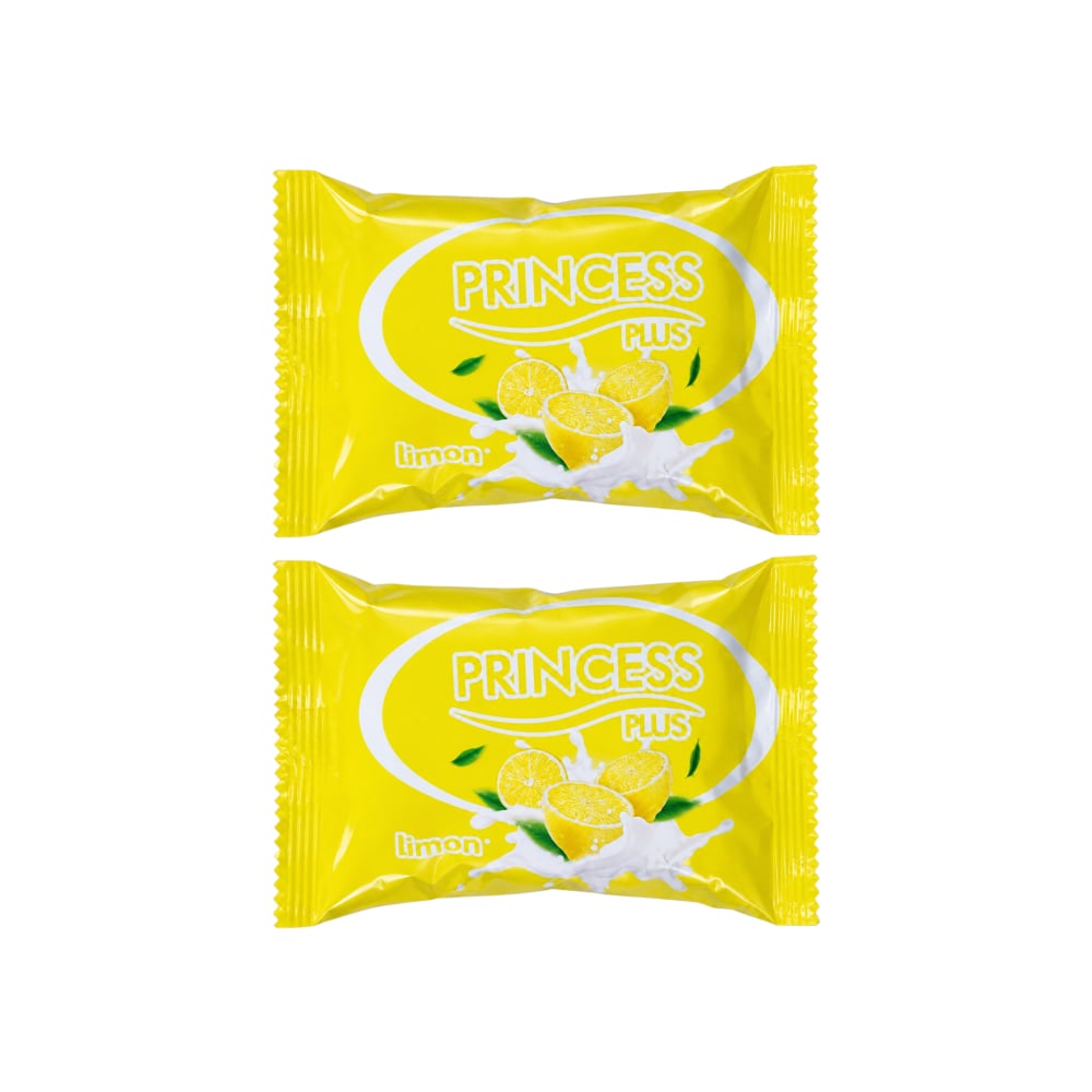 Jabón de tocador aroma a limón Princess Plus (2 x 75 g / 2.64 oz) - Imagen 1