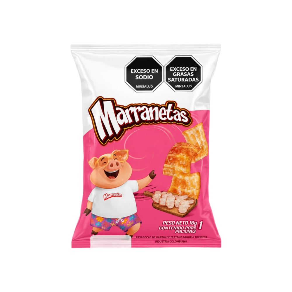 Marranetas sabor a jamón Yolis (18 g) - Imagen 1