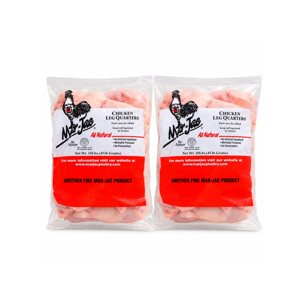 Cuartos traseros de pollo Mar Jac ( 2 x 4.54 kg / 10 lb) - Imagen 1