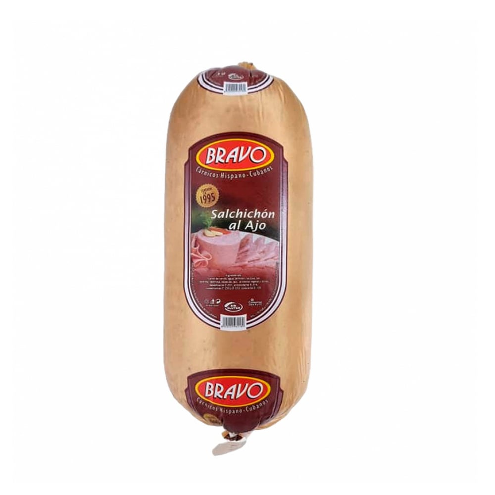 Salchichón al ajo Bravo (2 kg / 4.4 lb) - Imagen 1
