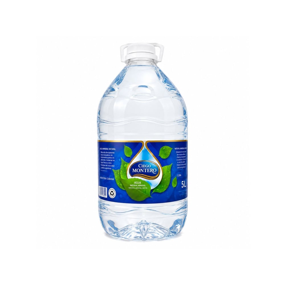 Agua mineral natural Ciego Montero (5000 ml) - Imagen 1