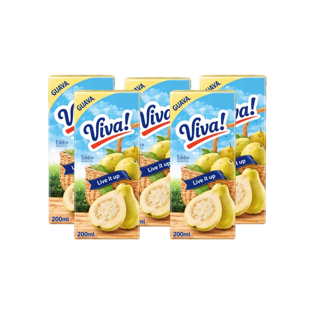 Néctar de guayaba Viva (5 x 200 ml) - Imagen 1