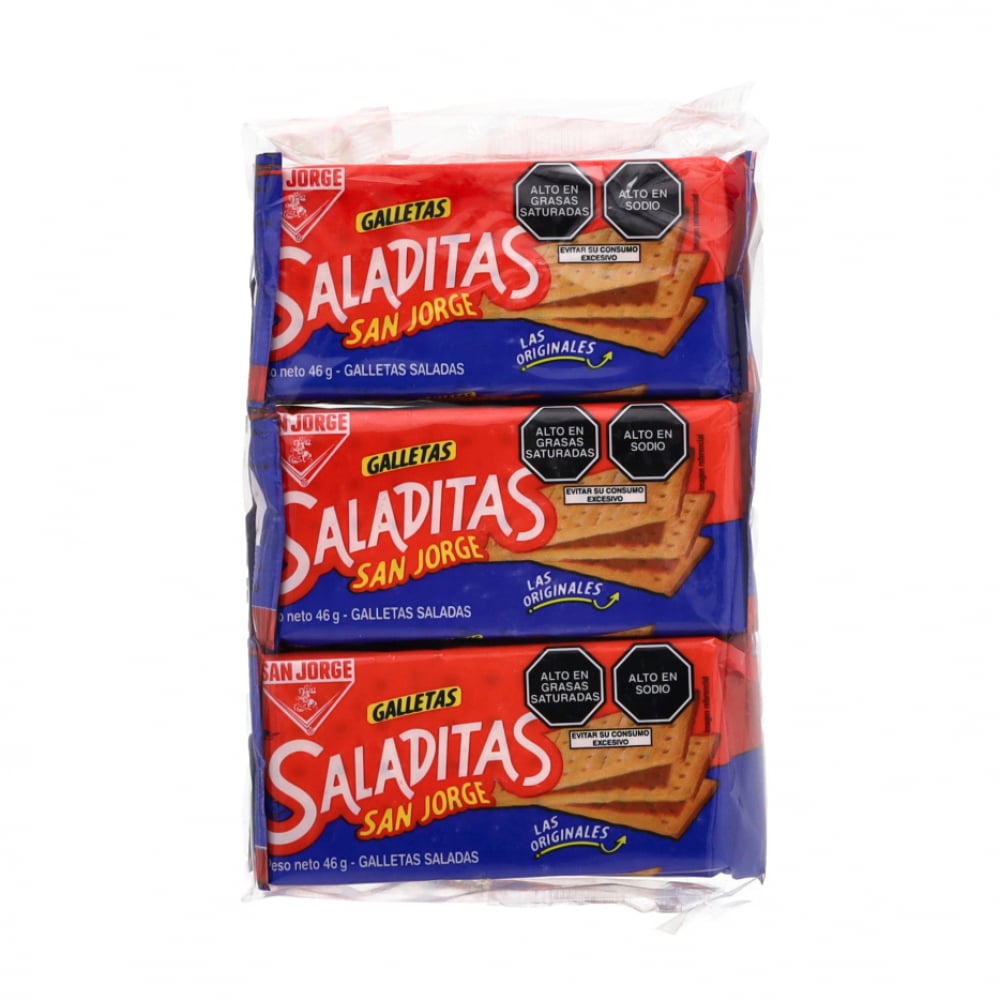 Galletas saladitas San Jorge (6 x 46 g / 1.62 oz) - Imagen 1