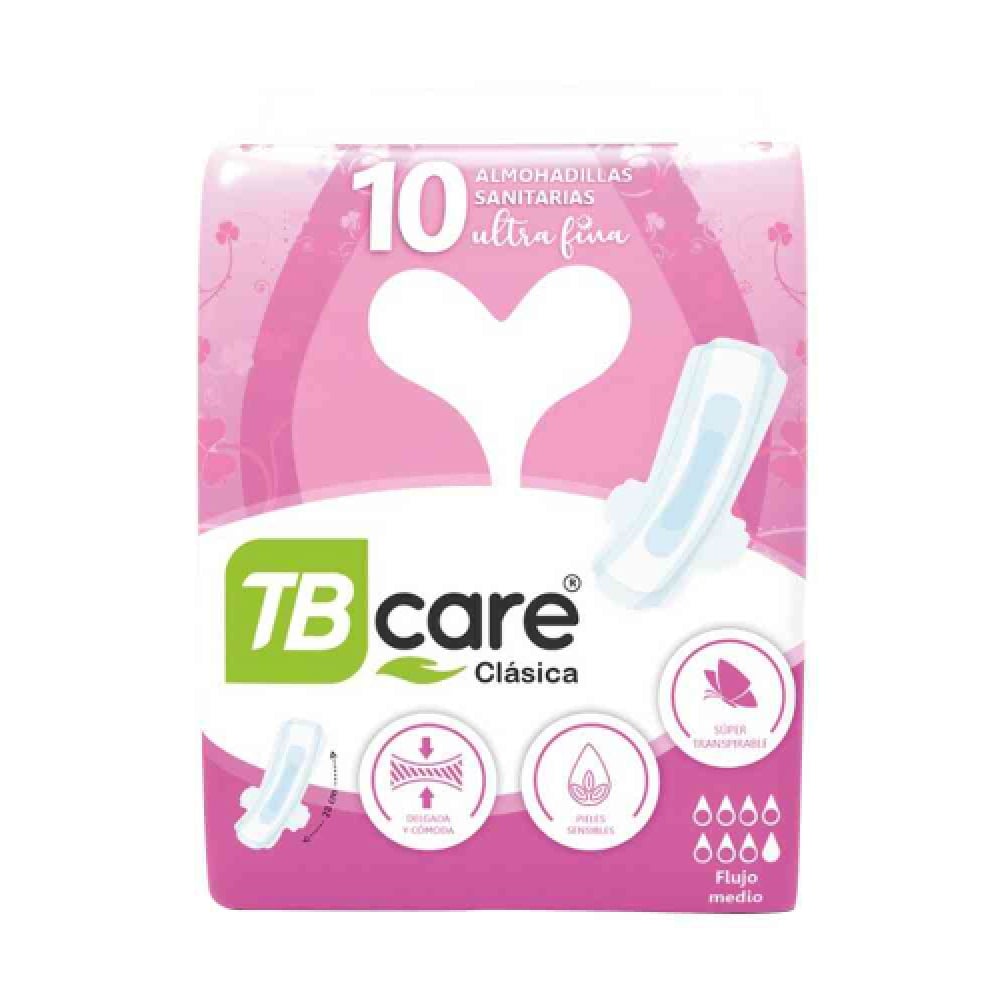 Almohadillas sanitarias TB care (10 U) - Imagen 1