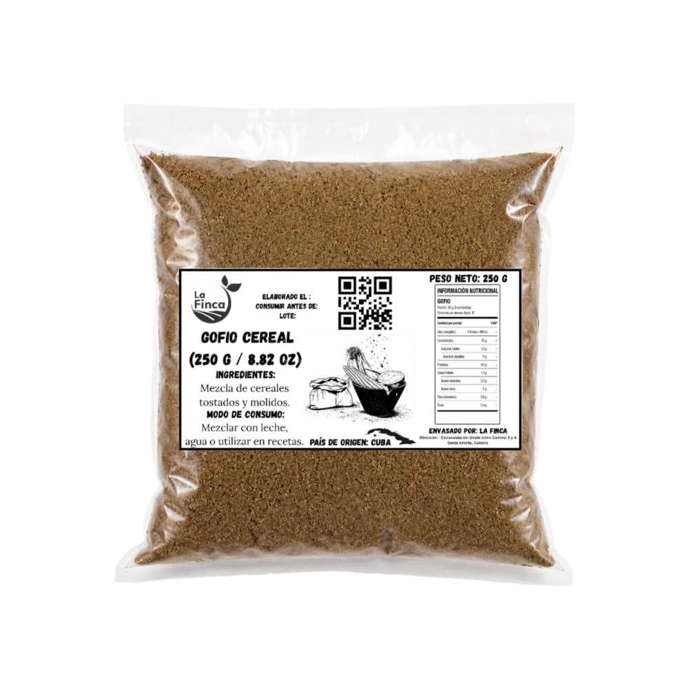Gofio cereal La Finca (250 g / 8.82 oz) - Imagen 1