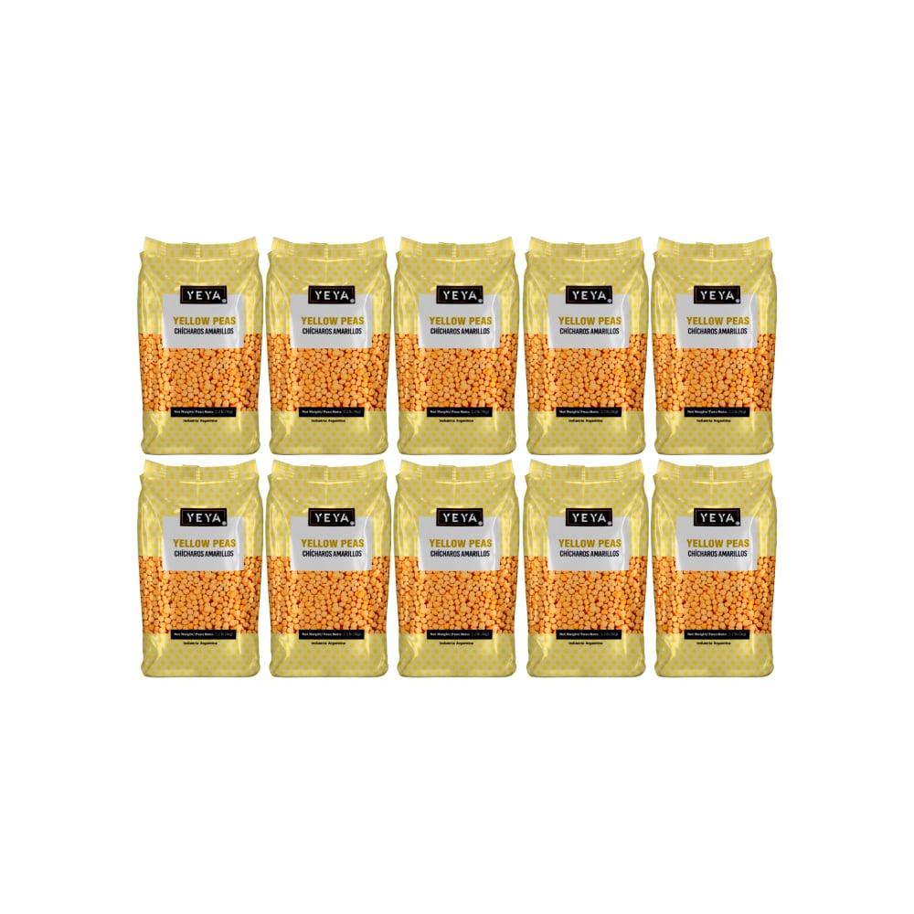 Chícharos amarillos Yeya (10 x 1 kg / 2.2 lb) - Imagen 1