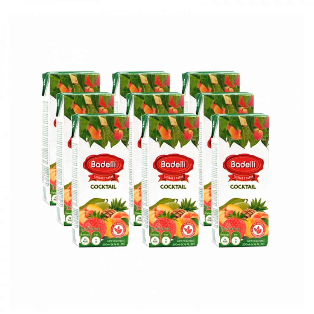 Jugo de cocktail Badelli (9 x 200 ml / 6.76 oz fl) - Imagen 1